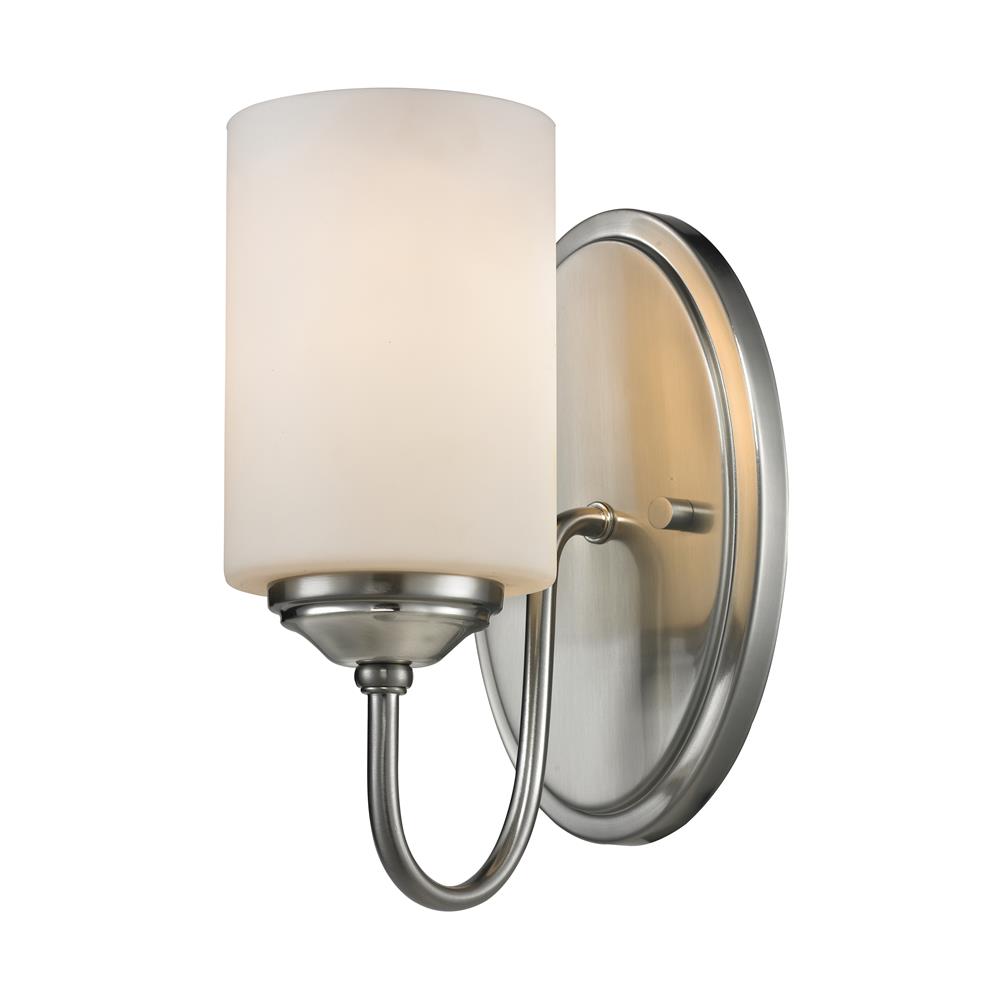 Z-Lite 434-1S-BN Cardinal 1 Light Wall Sconce in Brushed Nickel